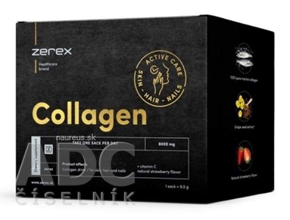 Zerex Collagen 8000 mg prášek pro přípravu nápoje v sáčcích 1x15 ks