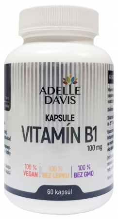 Adelle Davis - Vitamin B1 100 mg, 60 kapslí