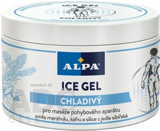 ALPA ICE GEL chladivý masážní 1x250 ml