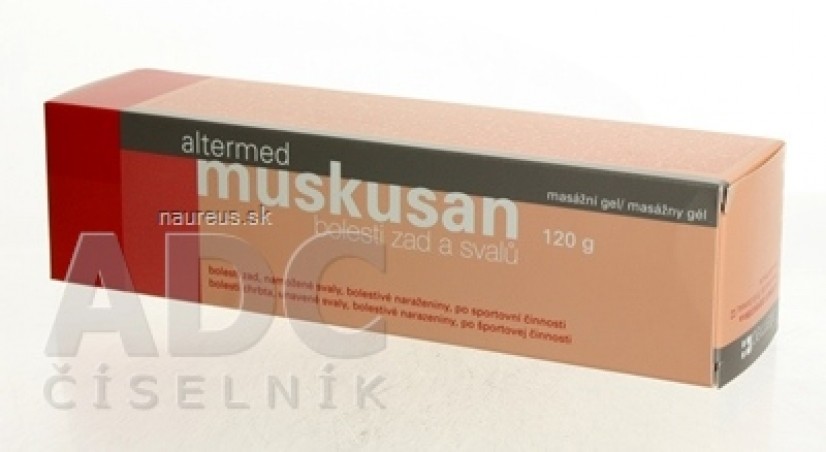 altermed Muskusan masážní gel 1x120 g