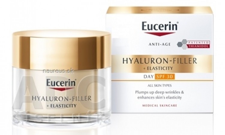 Eucerin HYALURON-FILLER + elasticita DAY SPF 30 denní krém, anti-age, 1x50 ml