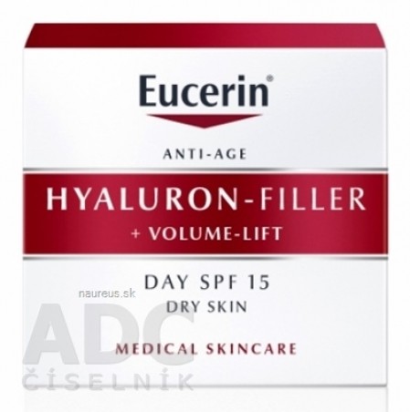 Eucerin HYALURON-FILLER + Volume-Lift Denní krém Anti-Age, pro suchou pleť 1x50 ml