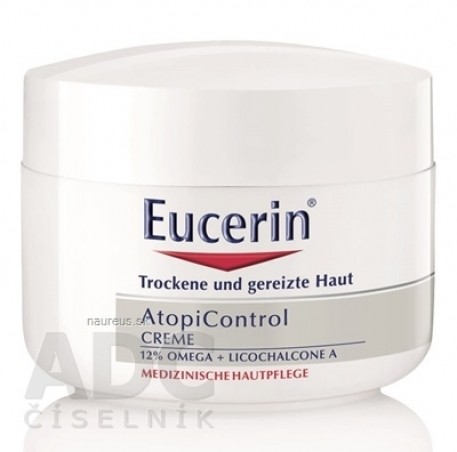 Eucerin AtopiControl Krém na obličej a tělo pro suchou pleť 1x75 ml
