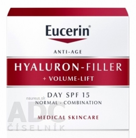 Eucerin HYALURON-FILLER + Volume-Lift Denní krém Anti-Age, pro normální pleť 1x50 ml