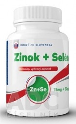 Dobré z SK Zinek 15 mg + Selen 50 μg tbl 100+20 zdarma (120 ks)