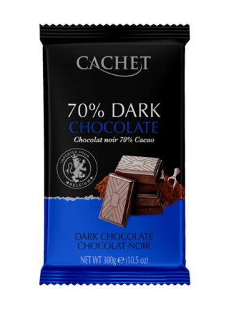 CACHET čokoláda horká 70% 300g
