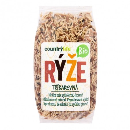 Rýže tříbarevná 500 g BIO   COUNTRY LIFE