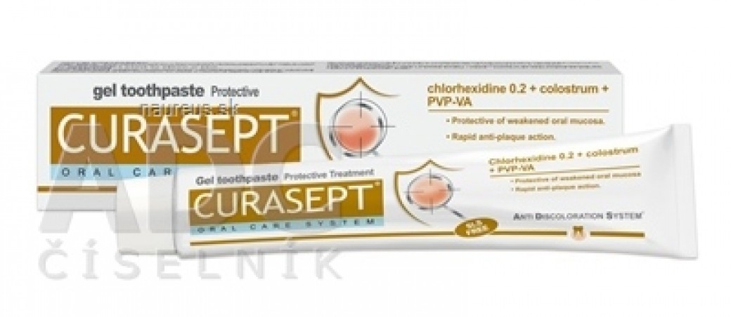 CURASEPT ADS Protective gelová zubní pasta 1x75 ml