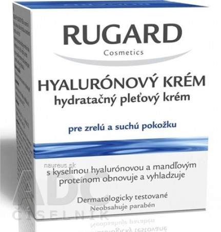 Rugard hyaluronová KRÉM hydratační pleťový krém pro zralou a suchou pokožku, 1x50 ml
