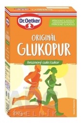 GLUKOPUR ORIGINÁL (hroznový cukr) - Dr.Oetker prášek, přírodní sladidlo 1x250 g