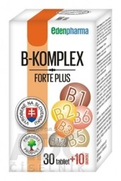 EDENPharma B-KOMPLEX forte plus tbl 30 + 10 zdarma (40 ks)