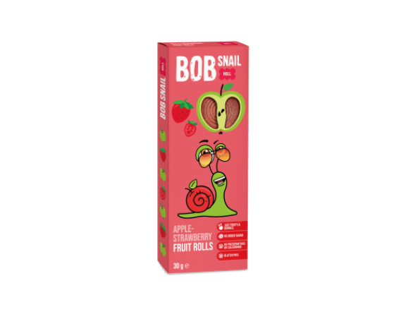 Bob Snail - Ovocné plátky jablko-malinové-1