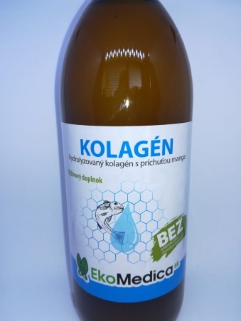 Hydrolyzovaný kolagen s příchutí manga 500 ml