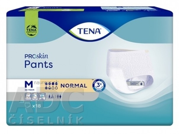 TENA Pants Normal M natahovací inkontinenční kalhotky 1x18 ks