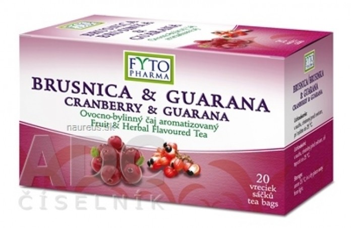 FYTO brusinek & GUARANA ovocno-bylinný čaj 20x2 g (40 g)