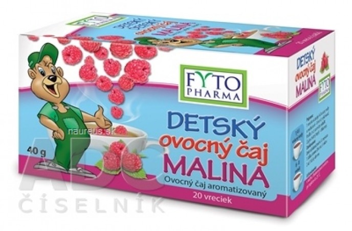 FYTO DĚTSKÝ ovocný čaj MALINA aromatizovaný 20x2 g (40 g)