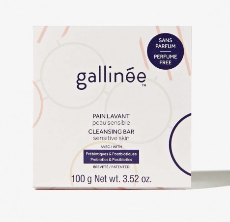 Gallinée prebiotické nemydlo bez parfemace - tuhý cleansing bar bez parfemace 100 g