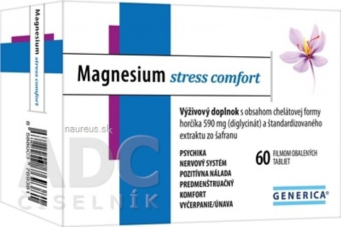 GENERICA Magnesium stress comfort tbl flm 1x60 ks