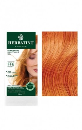 HERBATINT FF6 oranžová permanentní barva na vlasy 