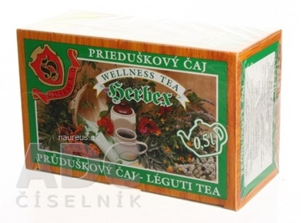 HERBEX průduškový čaj bylinný čaj 20x3 g (60 g)