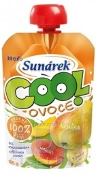 Sunárek COOL ovoce Hruška, Banán, Mango (od ukonč. 12. měsíce) 1x120 g