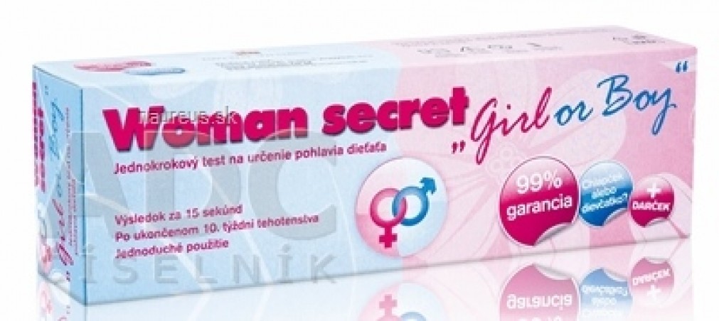Woman secret test na určení pohlaví dítěte 1x1 ks