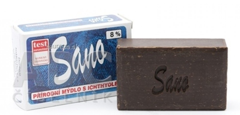 SANO - mýdlo s Ichtamolu 8% 1x100 g
