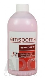 EMSPOMA Hřejivá - růžová "O" masážní emulze 1x500 ml
