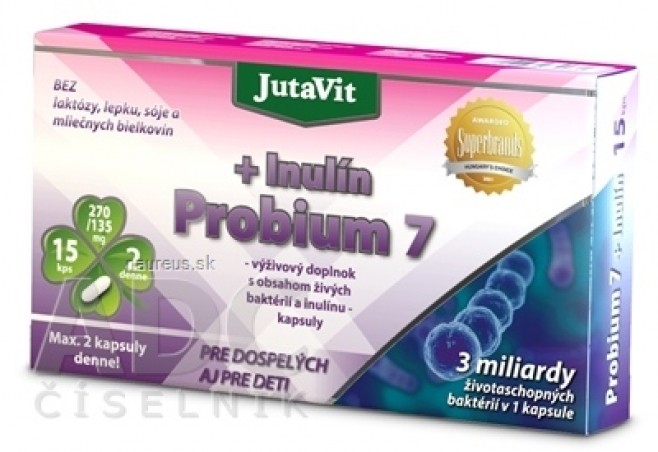 JutaVit Probium 7 + Inulin cps 1x15 ks