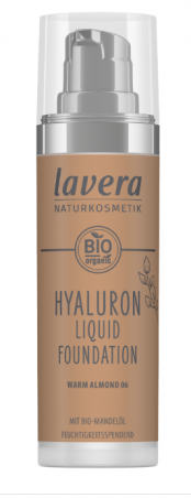 Tekutý make-up s kyselinou hyaluronovou 06 Warm Almond 30 ml
