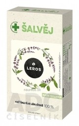 LEROS ŠALVĚJ - Nať bylinný čaj, nálevové sáčky (inov.2021) 20x1,5 g (30 g)