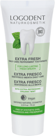 EXTRA FRESH daily care zubní pasta máta bez fluoridu