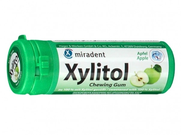 Žvýkačky Xylitol pro děti jablečné 30ks