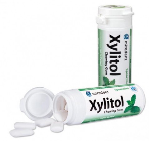 Žvýkačky Xylitol Spearmint mátové 30ks