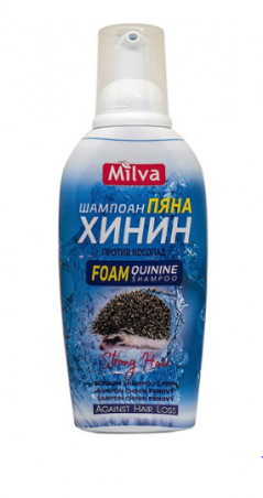 Šampon chinin pěnový 200ml Milva