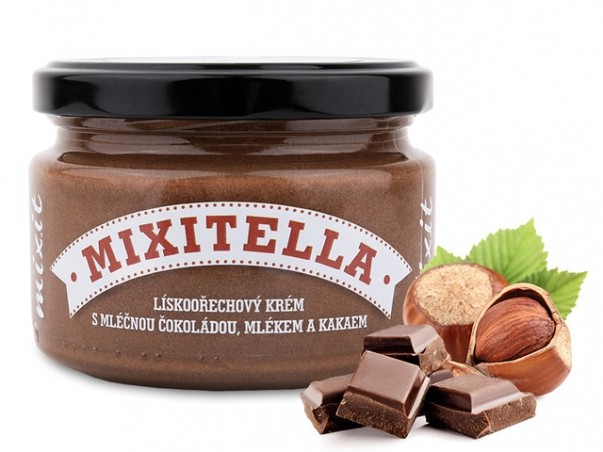 Mixitella - Lískový ořech s mléčnou čokoládou, mlékem a kakaem