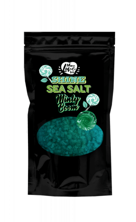 Třpytivá mořská sůl do koupele Minty Boom