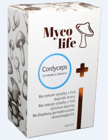 MYCOLIFE-Cordyceps - 100 ml - Navenek vypadá podivně, ale je strážcem zdraví