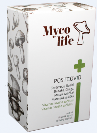 MYCOLIFE POSTCOVID ( LIFE 19) -Vitamin nového začátku-Přípravek na podporu plic, srdce a cév