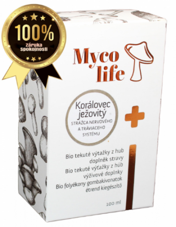 MYCOLIFE - Hericum (Korálovec ježovitý) - 100 ml - Strážce nervového a trávicího systému