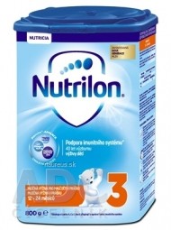 Nutrilon 3 batolecí mléčná výživa v prášku (12-24 měsíců) (inov.2018) 1x800 g