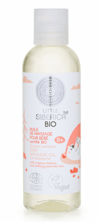 Little siberica - organický certifikovaný dětský masážní olej pro novorozence