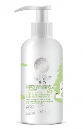 Little siberica - organický certifikovaný gel-šampon pro děti bez slz 2v1