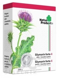 NaturProdukt Silymarin forte 4 tbl játra + imunitní systém 1x40 ks