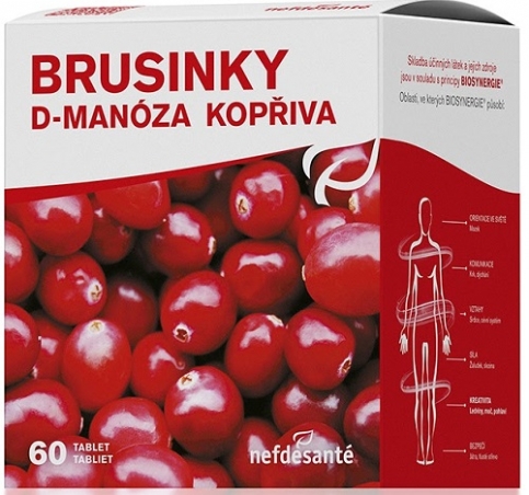 BRUSINKY D-manosa KOPŘIVA (tbl 6x10 (60 ks))