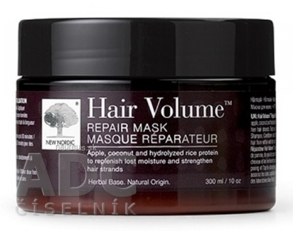 NEW NORDIC Hair Volume REPAIR MASK regenerační maska na vlasy 1x300 ml