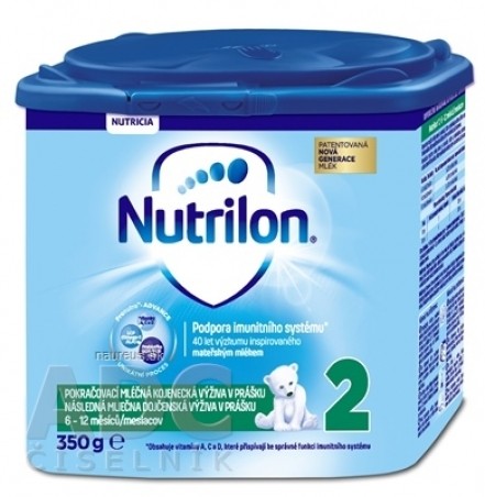 Nutrilon 2 pokračovací mléčná kojenecká výživa v prášku (6-12 měsíců) (inov.2018) 1x350 g