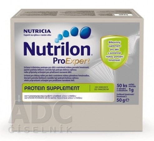 Nutrilon ProExpert Protein supplement (od narození) kapsy 50x1 g (50 g)