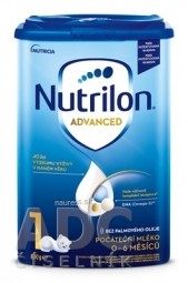 Nutrilon Advanced 1 počáteční mléčná kojenecká výživa v prášku (0-6 měsíců) 1x800 g