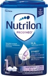 Nutrilon 1 PROSYNEO HA - Hydrolyzed Advance počáteční kojenecká výživa (0-6 měsíců) 1x800 g